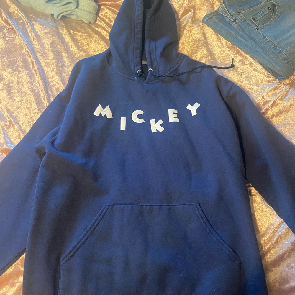 Mickey Navy Blue Hoodie Sweater